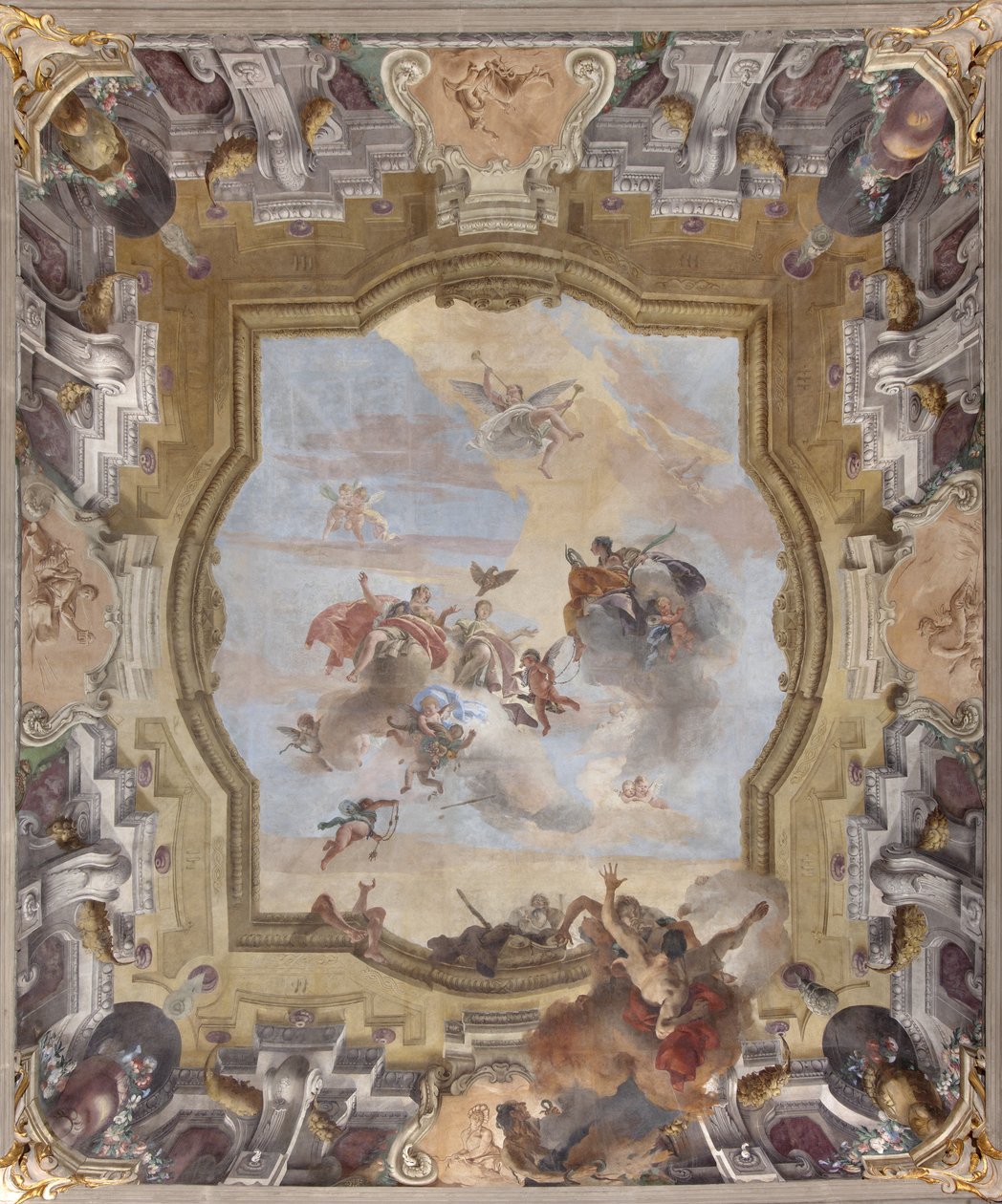 Demonien kaatuminen, Scipion tarinat, 1731 tekijältä Giovanni Battista Tiepolo