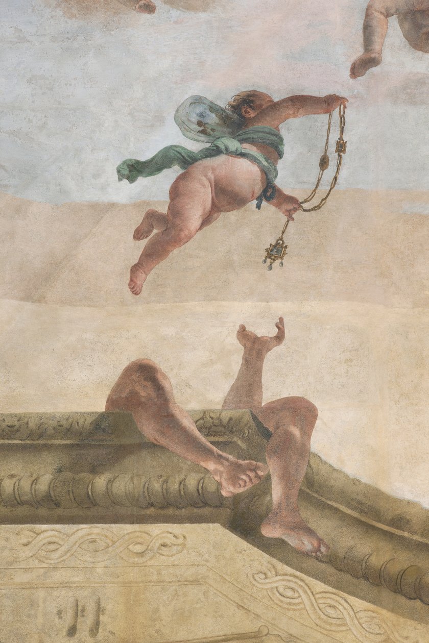 The Fall of the Demons, Stories of Scipio, yksityiskohta, 1731 (yksityiskohta numerosta 3498337) tekijältä Giovanni Battista Tiepolo