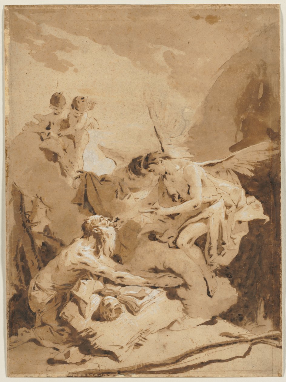 Pyhän Hieromuksen viimeinen ehtoollinen tekijältä Giovanni Battista Tiepolo