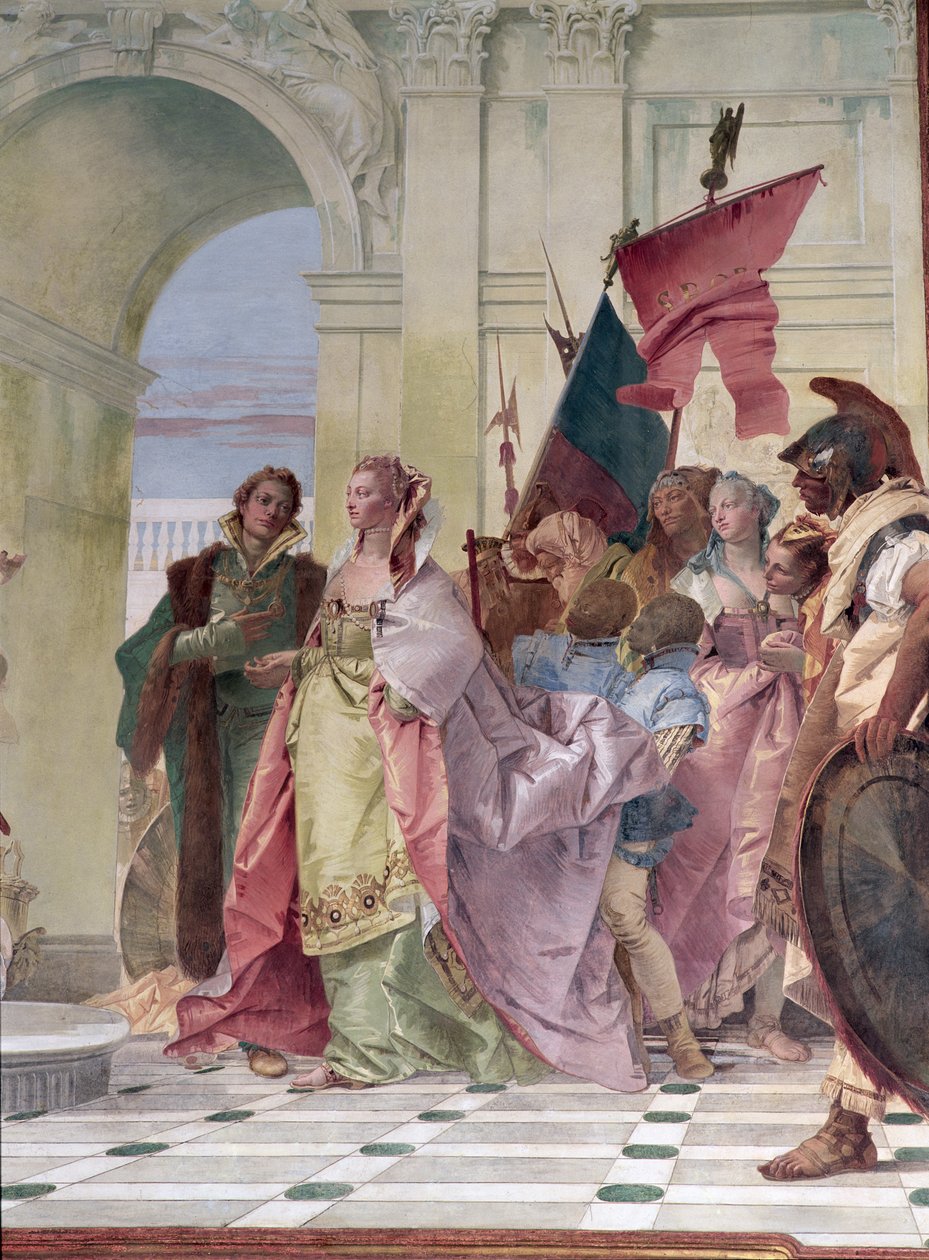 Scipion mahtipontisuus, yksityiskohta tekijältä Giovanni Battista Tiepolo