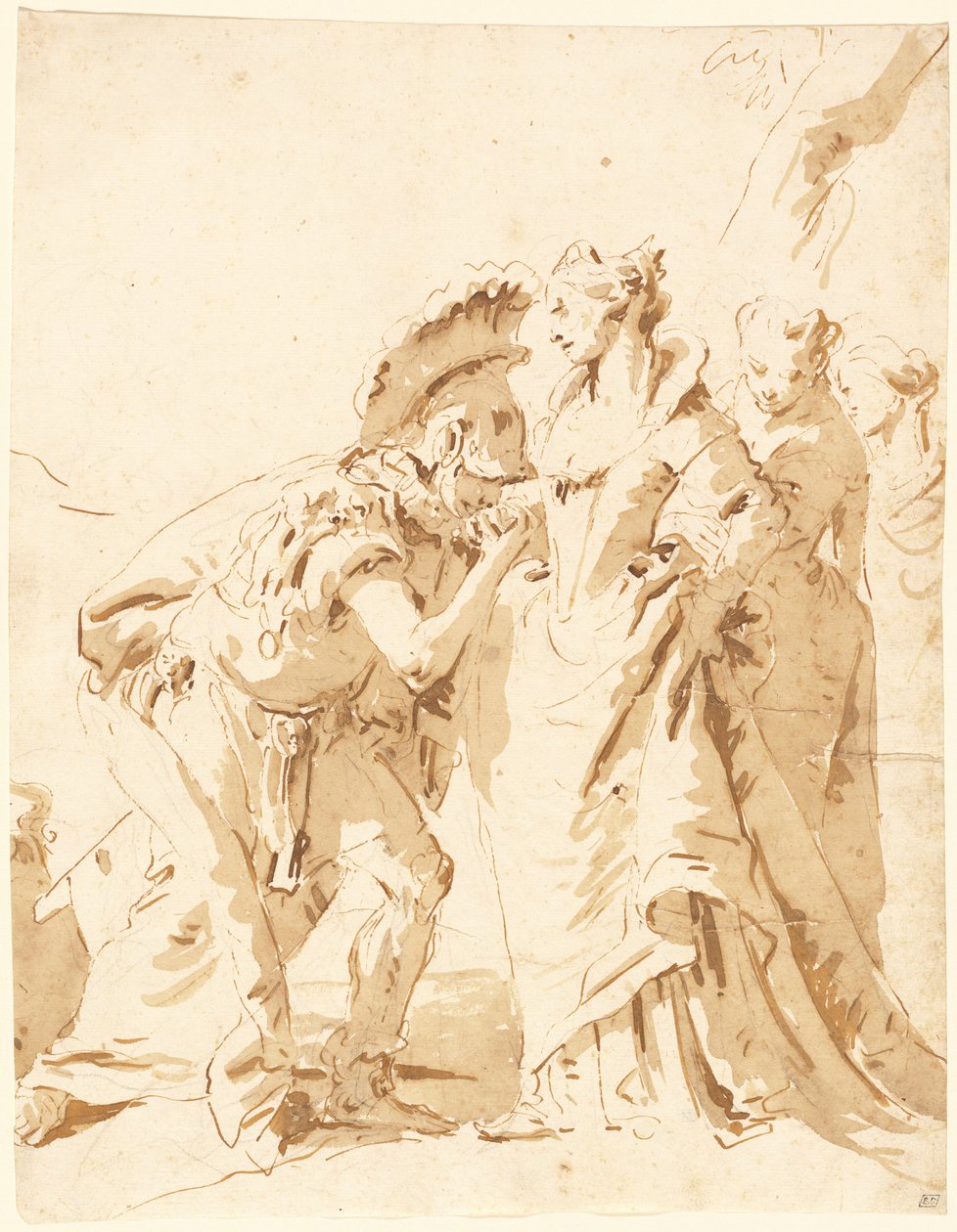 Antoniuksen ja Kleopatran tapaaminen tekijältä Giovanni Battista Tiepolo