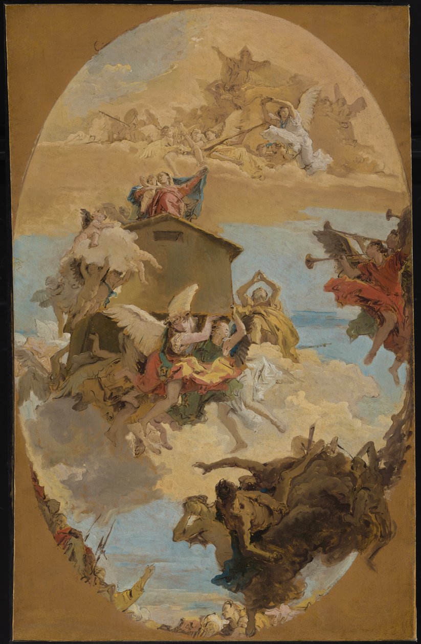 Loreton pyhän talon ihme tekijältä Giovanni Battista Tiepolo