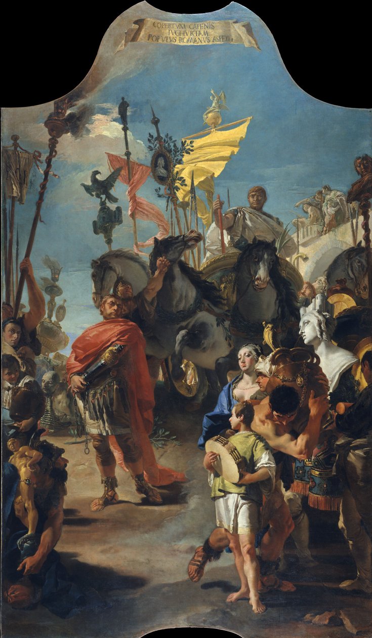 Mariuksen voitto, 1729 tekijältä Giovanni Battista Tiepolo