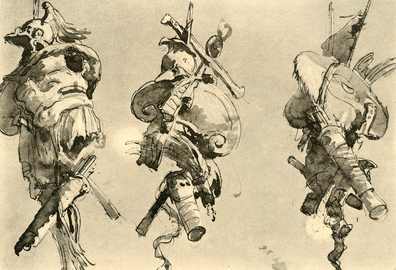 Kolme palkintoa, 1700-luvun puoliväli, 1928 tekijältä Giovanni Battista Tiepolo