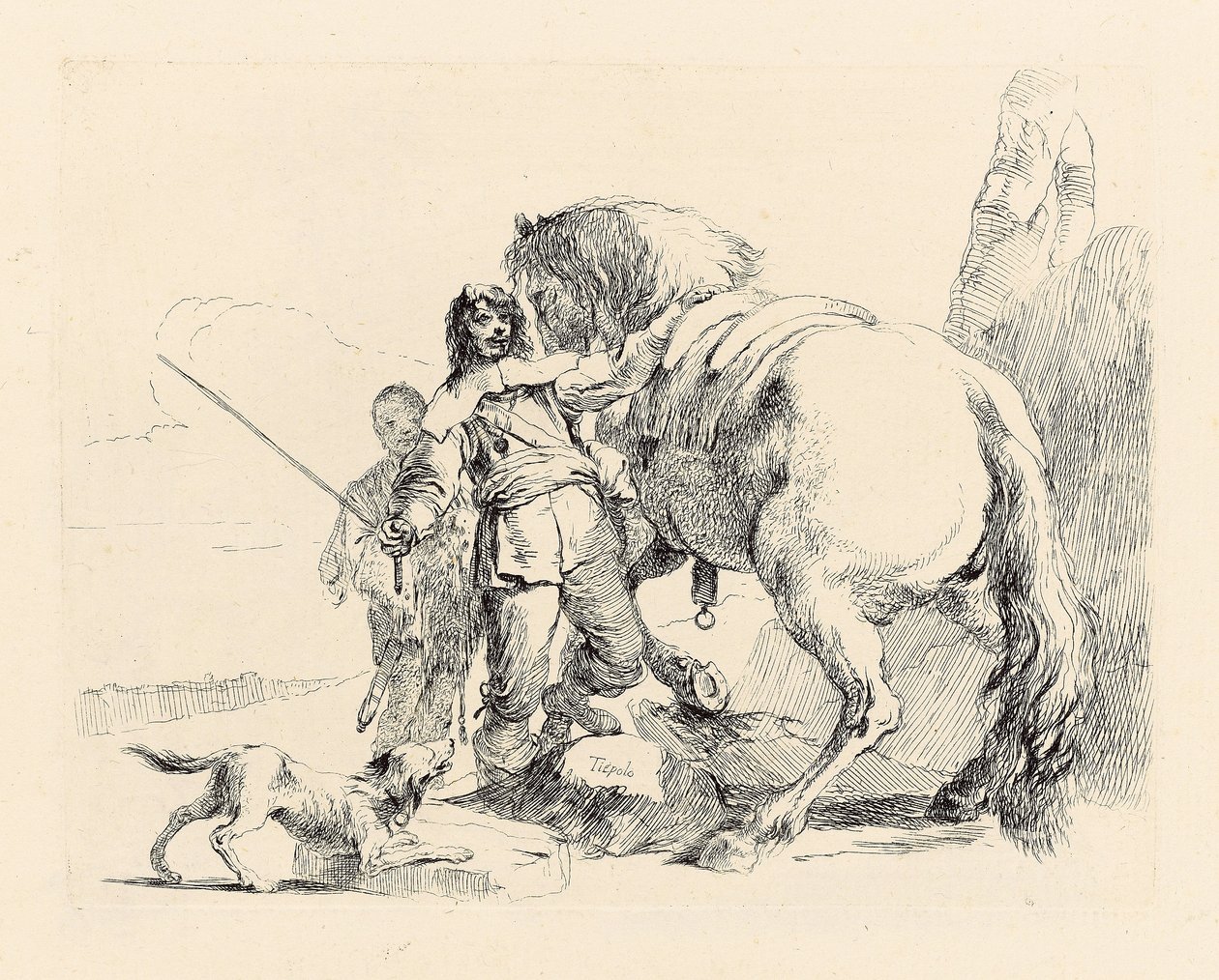 Vari Capricci, ennen vuotta 1750 tekijältä Giovanni Battista Tiepolo
