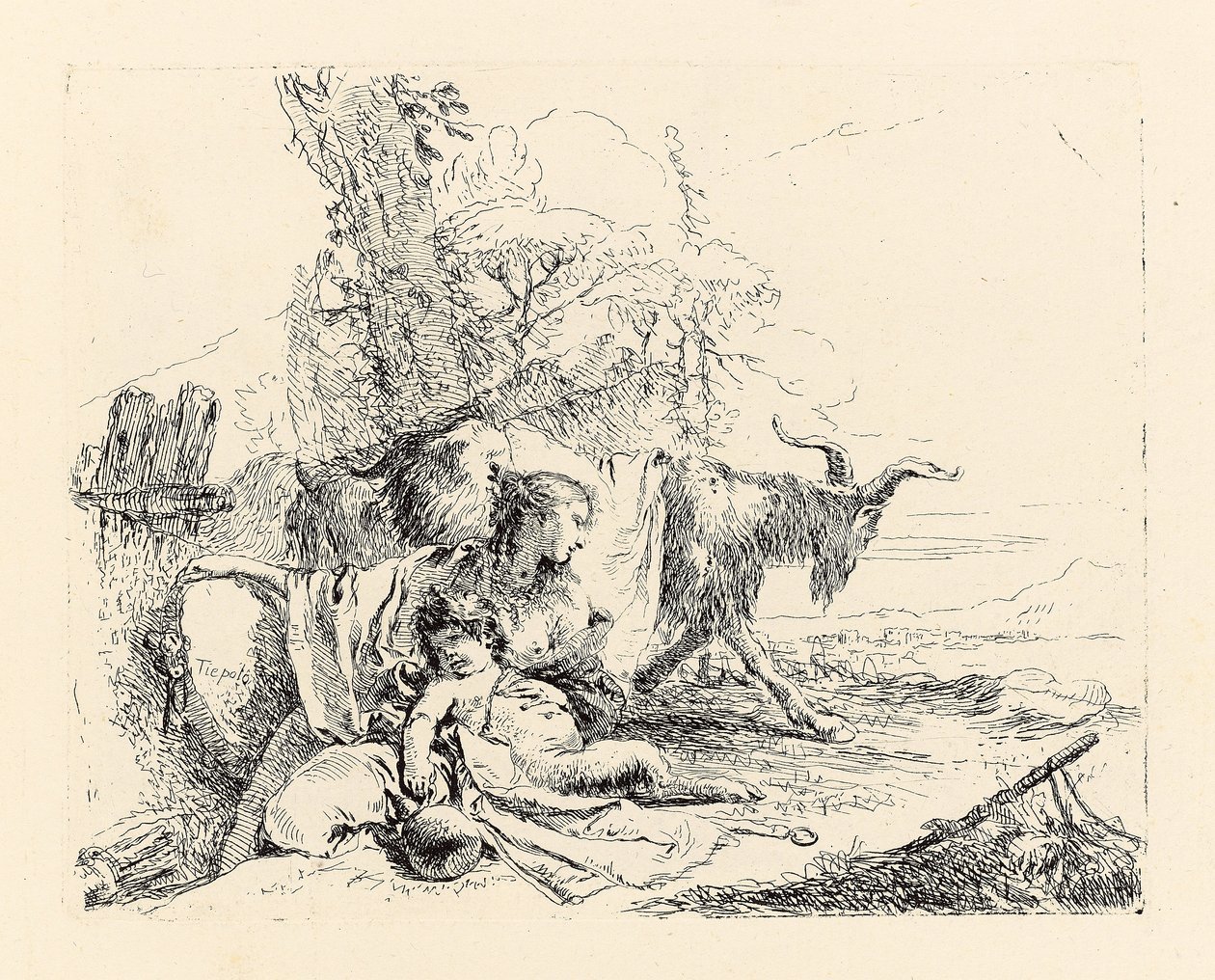 Vari Capricci, ennen vuotta 1750 tekijältä Giovanni Battista Tiepolo