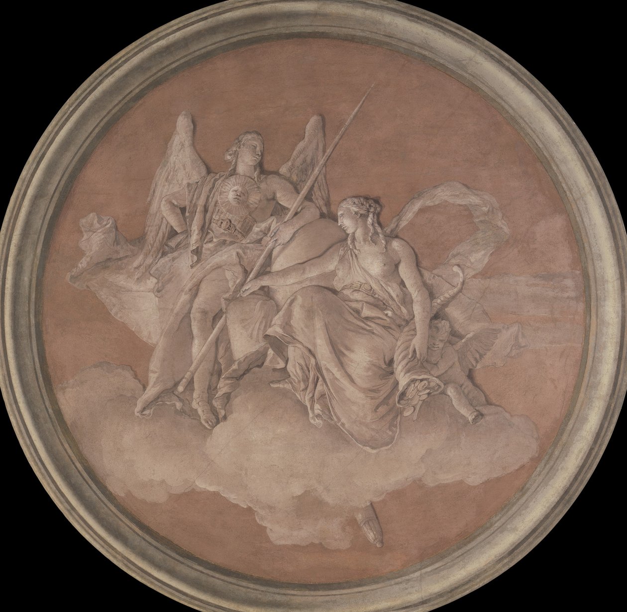 Hyve ja yltäkylläisyys, 1760. tekijältä Giovanni Battista Tiepolo