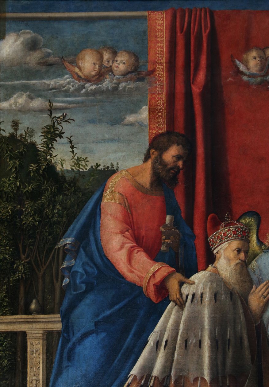 Barbarigon alttaritaulu (yksityiskohta) tekijältä Giovanni Bellini