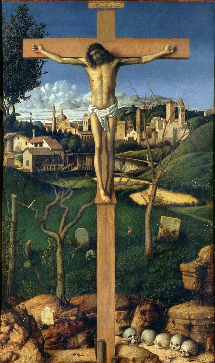 Ristiinnaulitseminen, noin 1505 tekijältä Giovanni Bellini
