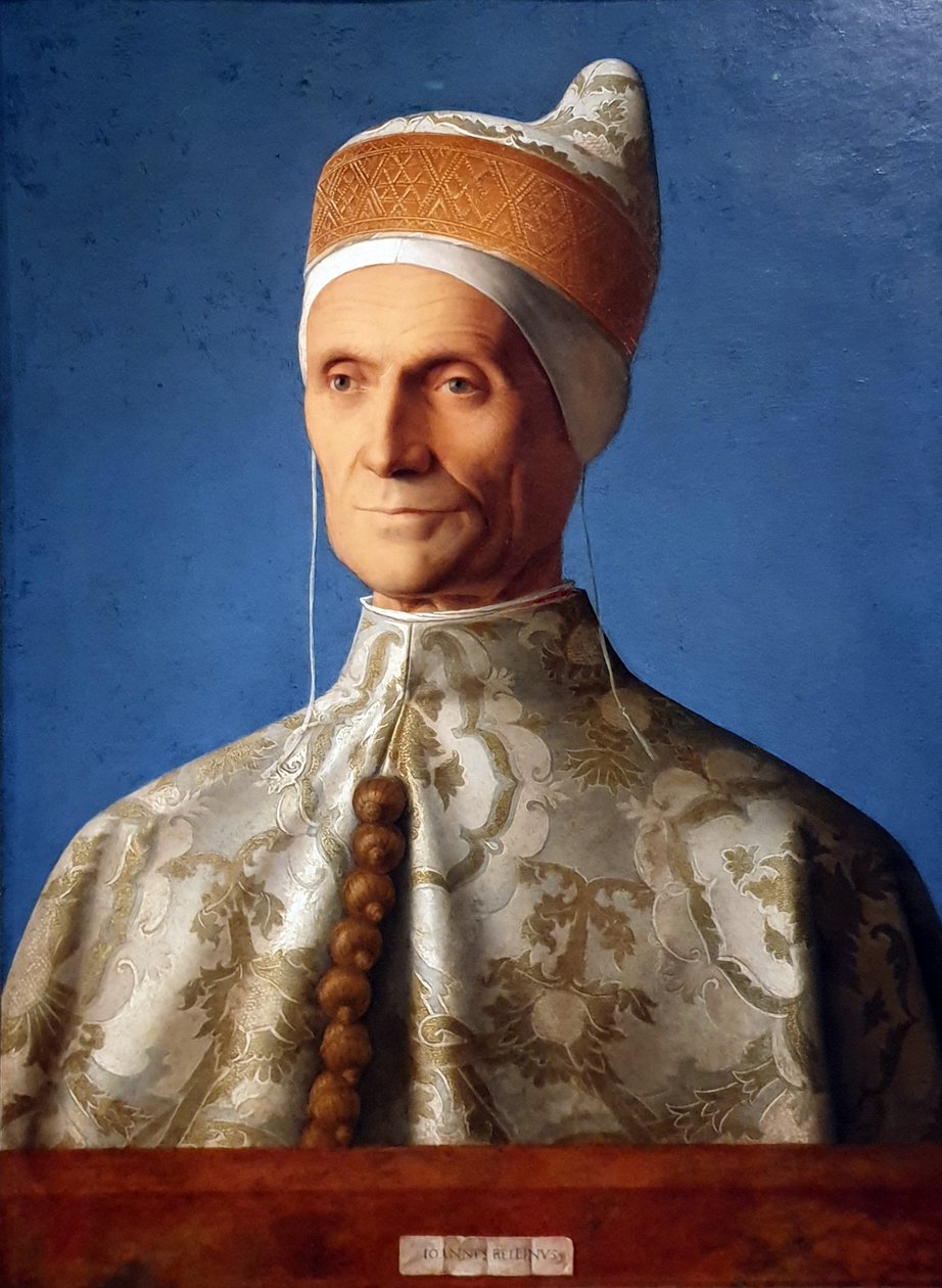 Italian kieli: Dogen Leonardo Loredanin muotokuva tekijältä Giovanni Bellini