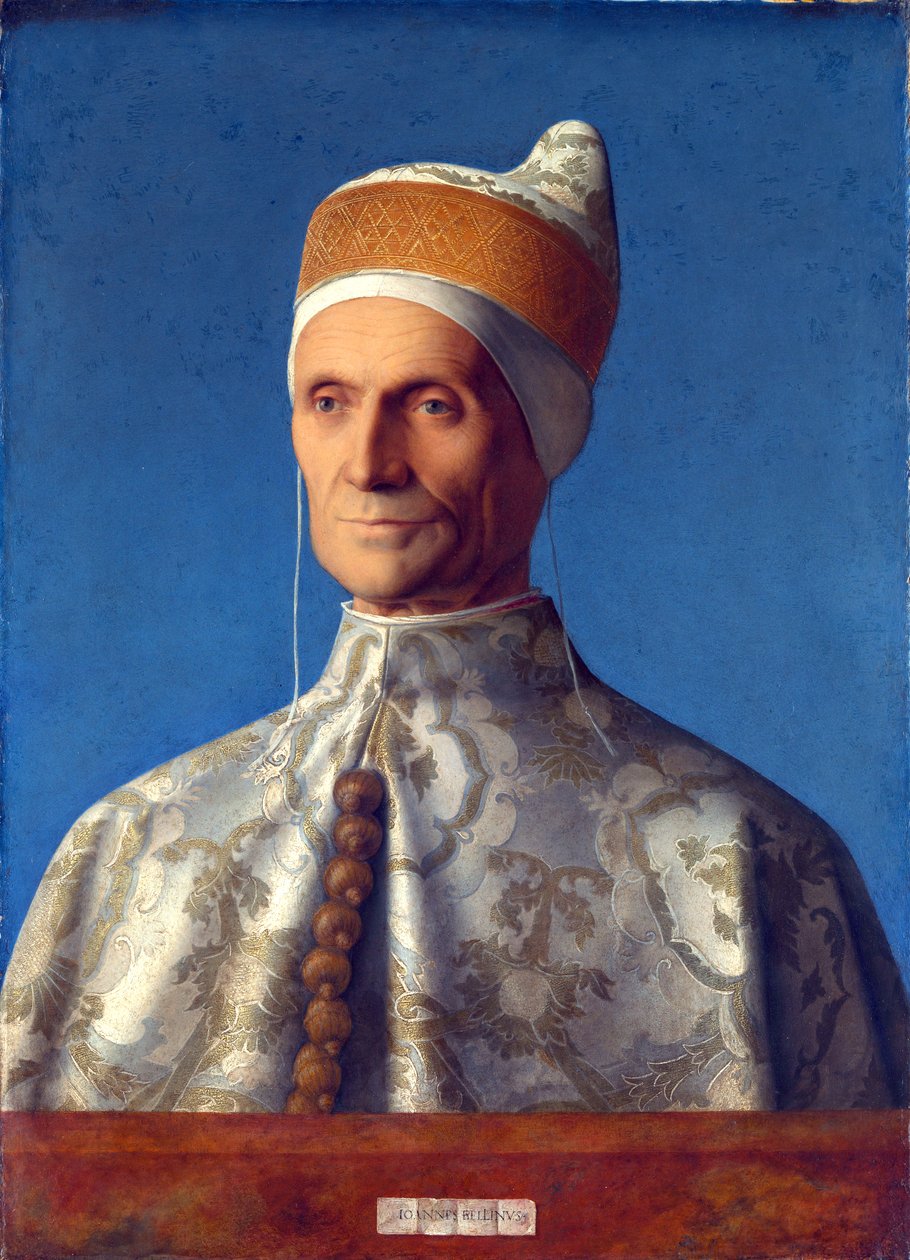 Italian kieli: Dogen Leonardo Loredanin muotokuva Dogen Leonardo Loredanin muotokuva tekijältä Giovanni Bellini