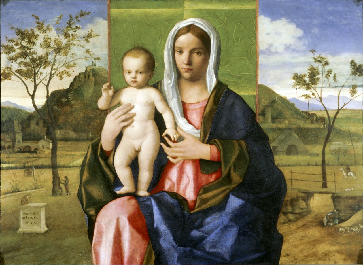 Madonna ja lapsen siunaaminen tekijältä Giovanni Bellini