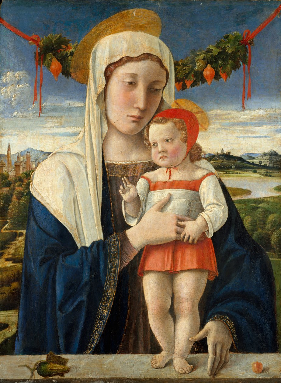 Madonna ja lapsi, n. 1470. tekijältä Giovanni Bellini