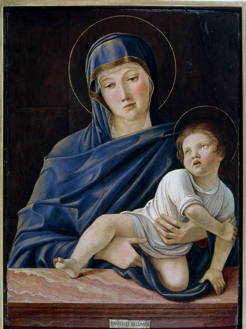 Our Lady Lochis. Madonna ja lapsi tekijältä Giovanni Bellini