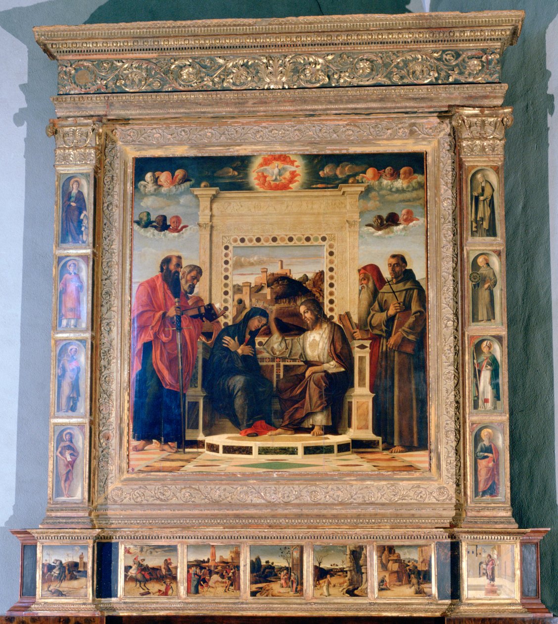 Pesaro alttaritaulu alttaritaulu, c1474 tekijältä Giovanni Bellini