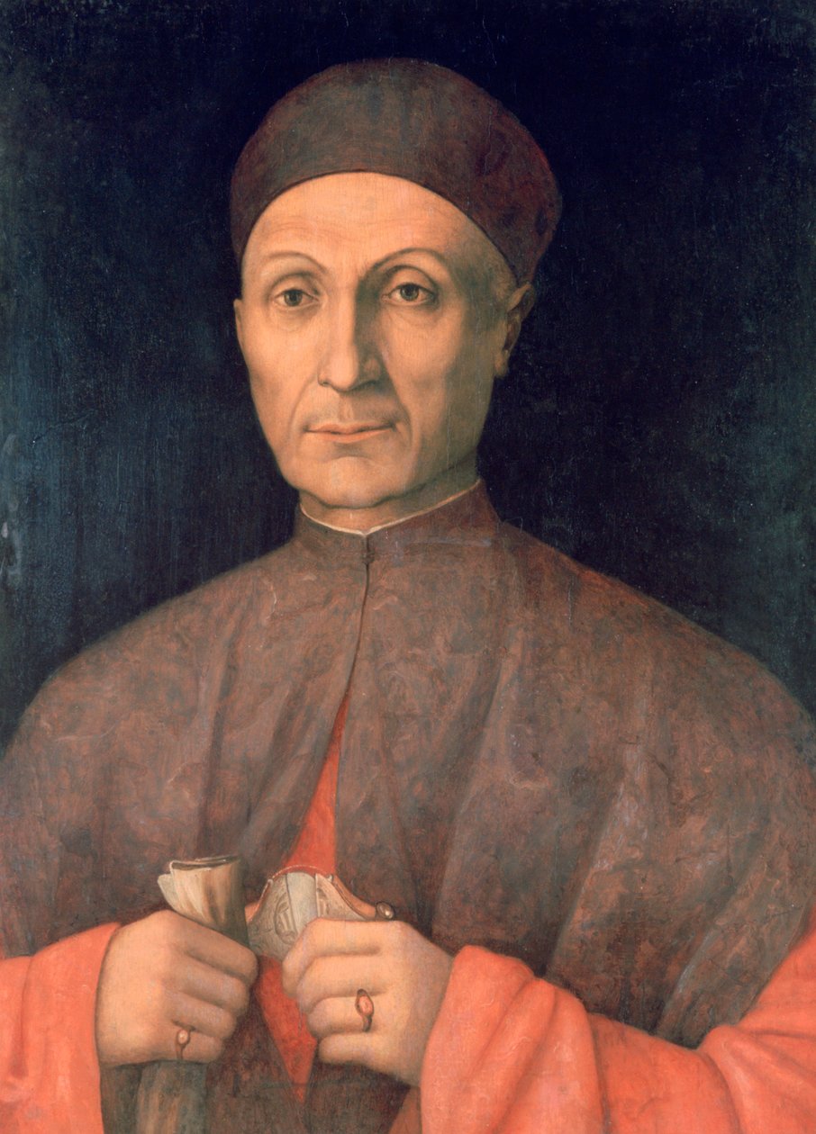 Tutkijan muotokuva, c1450-1507 tekijältä Giovanni Bellini