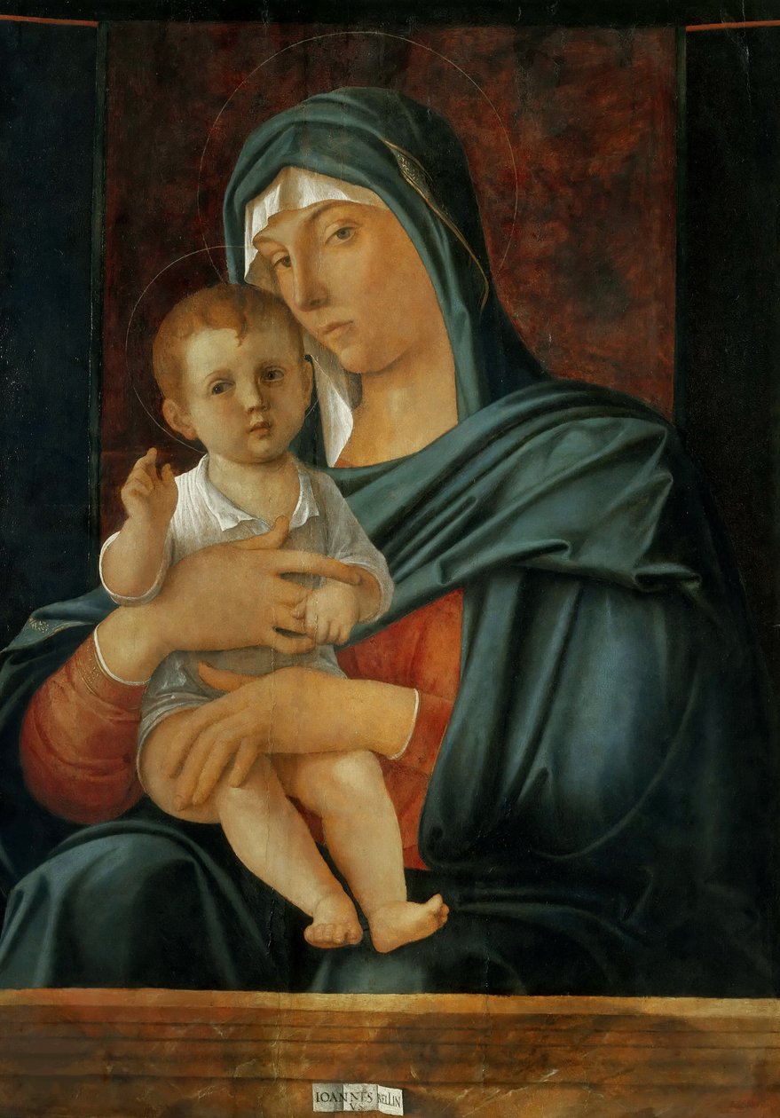 Neitsyt ja lapsi, noin 1470-1475. tekijältä Giovanni Bellini