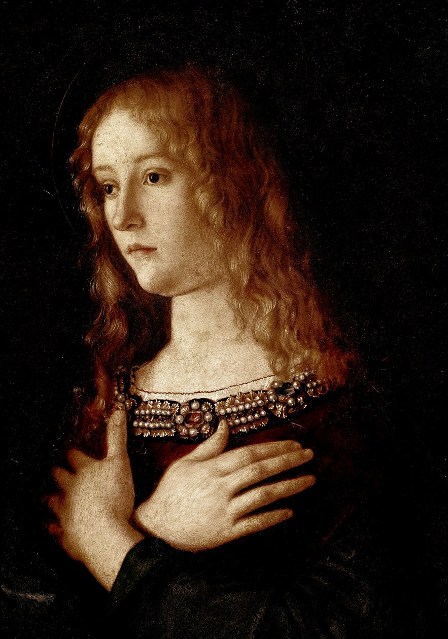 Neitsyt ja lapsi Pyhän Katariinan Aleksandrialaisen ja Pyhän Maria Magdaleenan kanssa tekijältä Giovanni Bellini