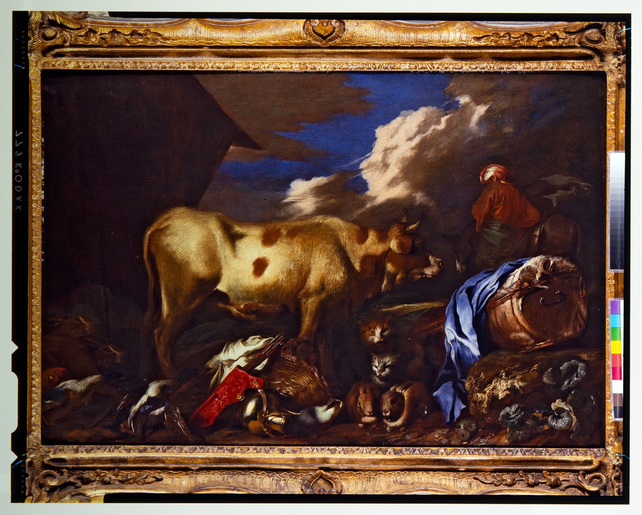 Nooan arkki eläinten kanssa tekijältä Giovanni Benedetto (1609 64) Castiglione