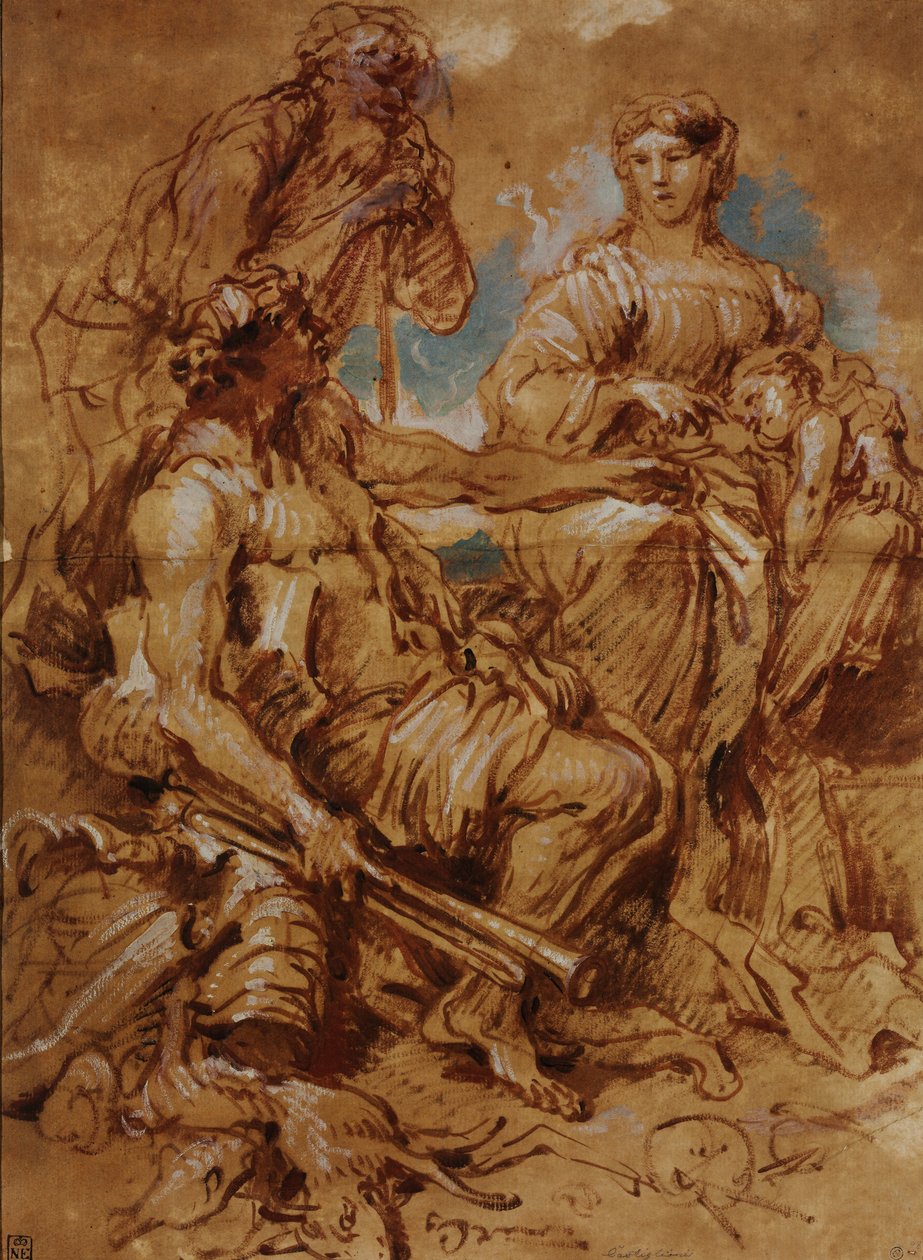 Allegoria Mantovan hallitsijaparin kunniaksi tekijältä Giovanni Benedetto Castiglione