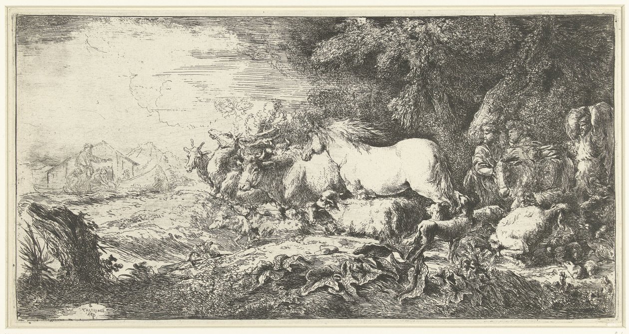 Nooan arkki tekijältä Giovanni Benedetto Castiglione