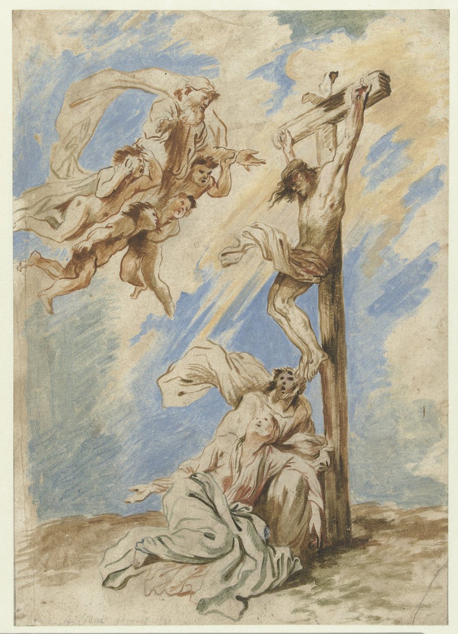 Kristus ristillä tekijältä Giovanni Benedetto Castiglione