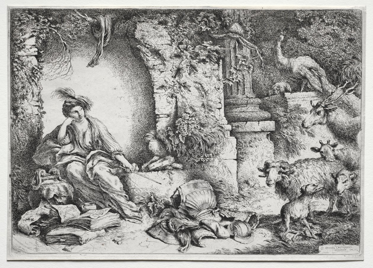 Melankoliaa tekijältä Giovanni Benedetto Castiglione