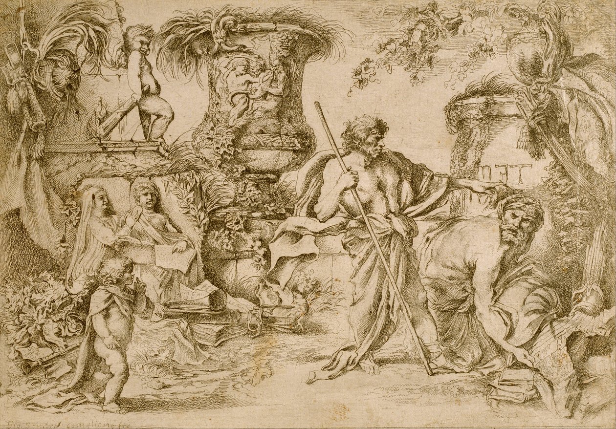 Temporalis Aeternitas tekijältä Giovanni Benedetto Castiglione