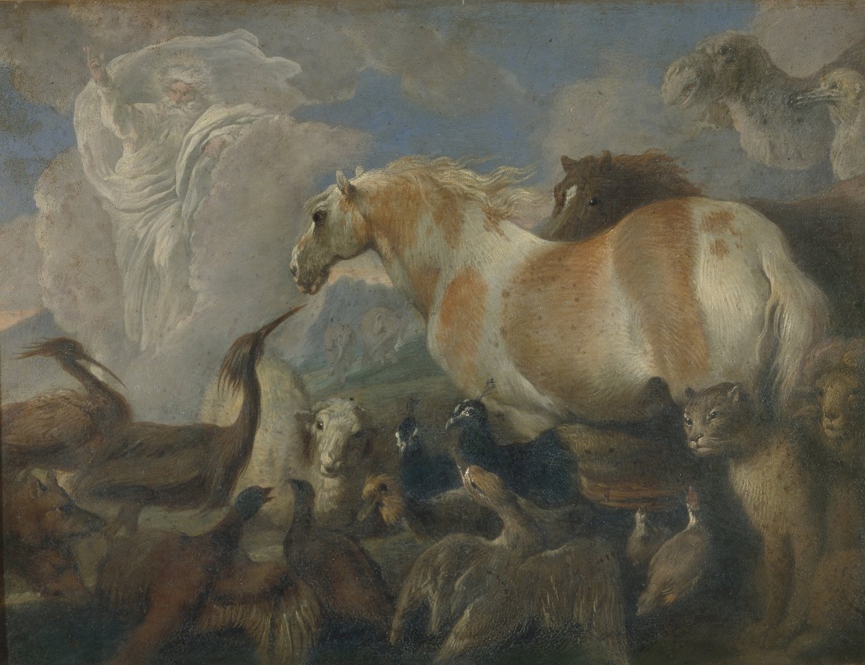 Luominen, 1600-luvun puoliväli. tekijältä Giovanni Benedetto Castiglione