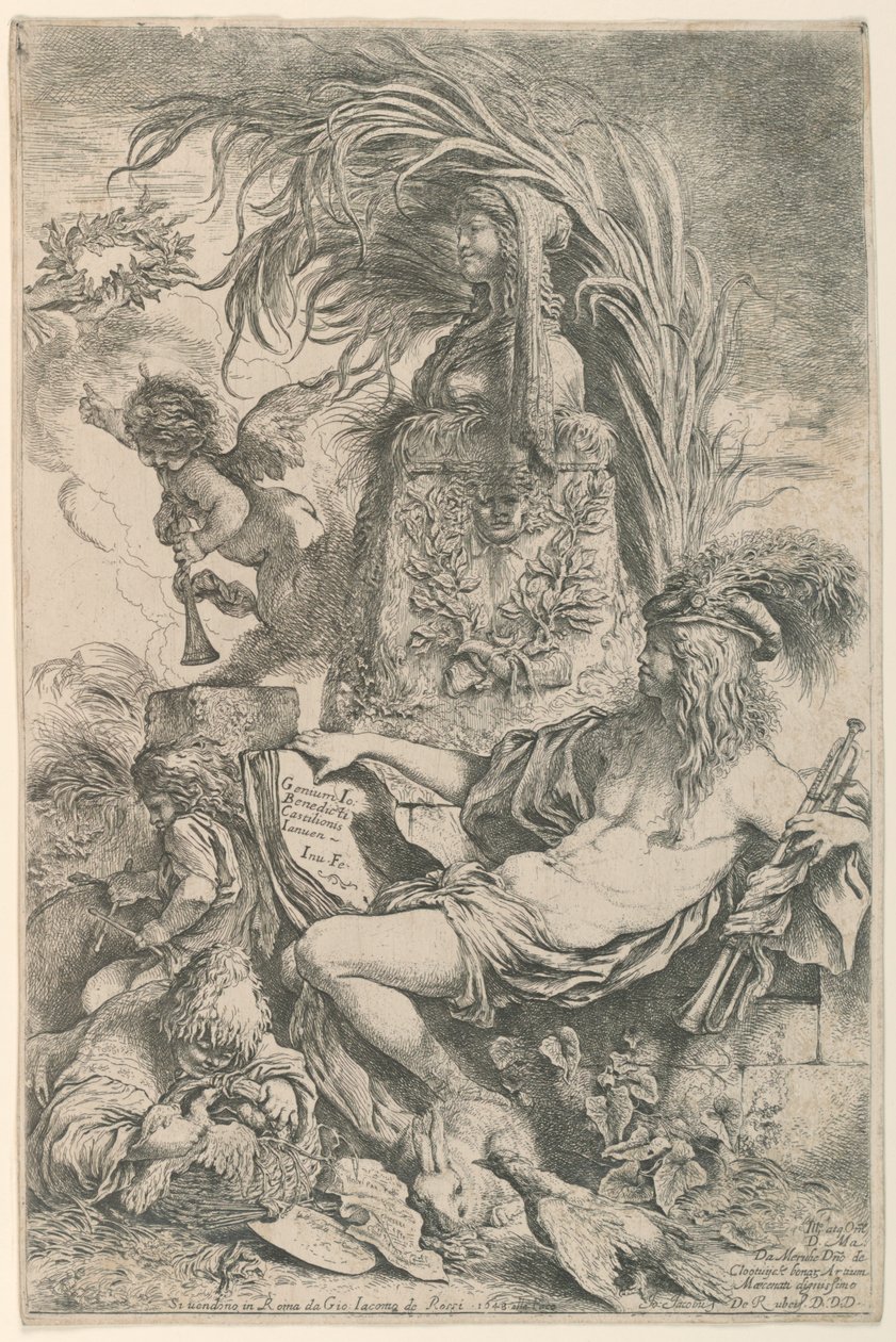Castiglionen nero tekijältä Giovanni Benedetto Castiglione