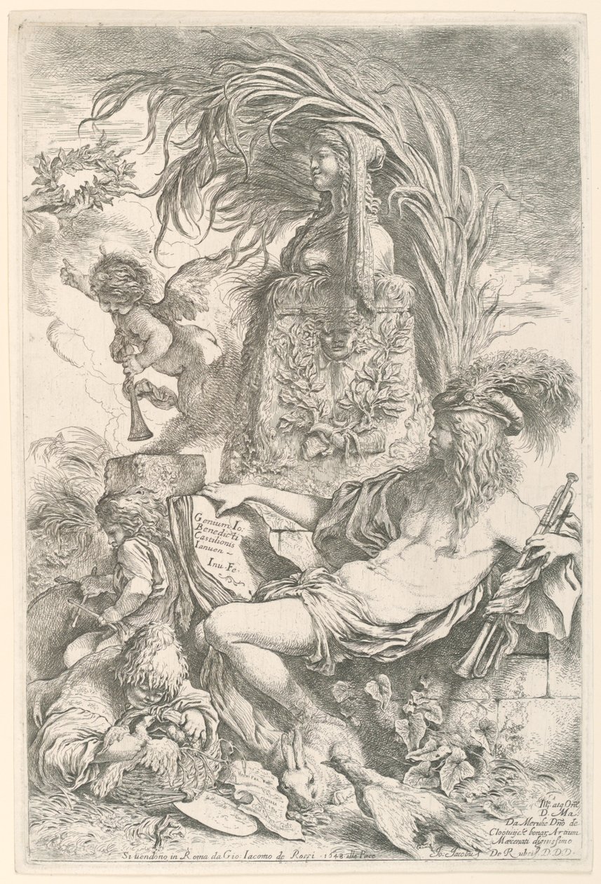 Taiteilijan nero tekijältä Giovanni Benedetto Castiglione