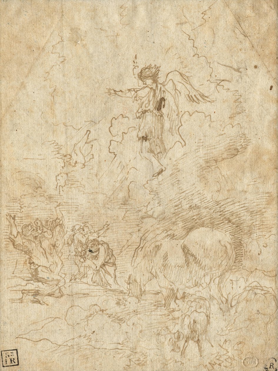 Ilmoitus paimenille tekijältä Giovanni Benedetto Castiglione