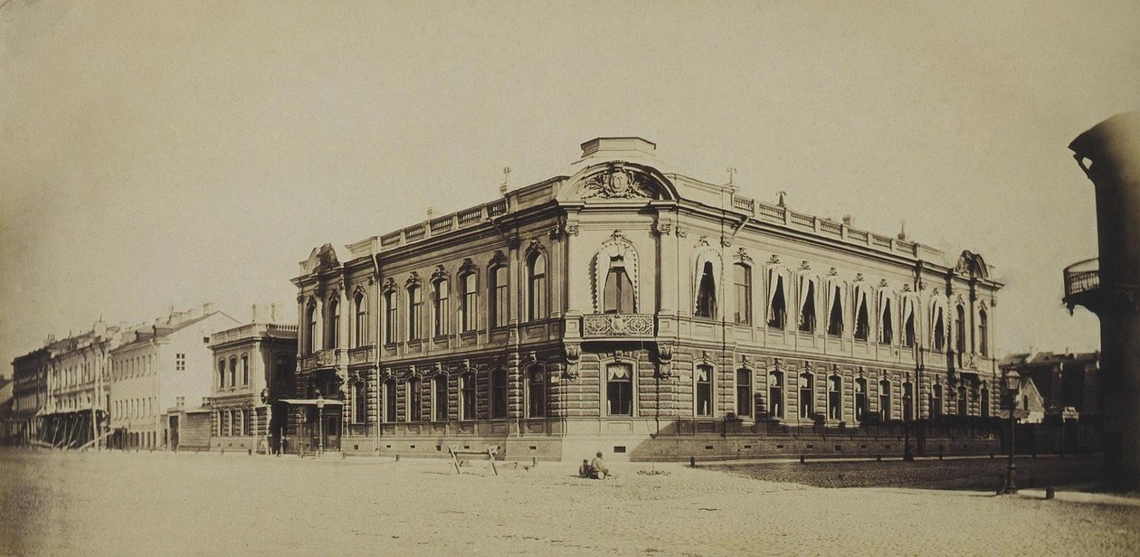 Stroganov-palatsi Pietarissa, 1860-luku tekijältä Giovanni Bianchi