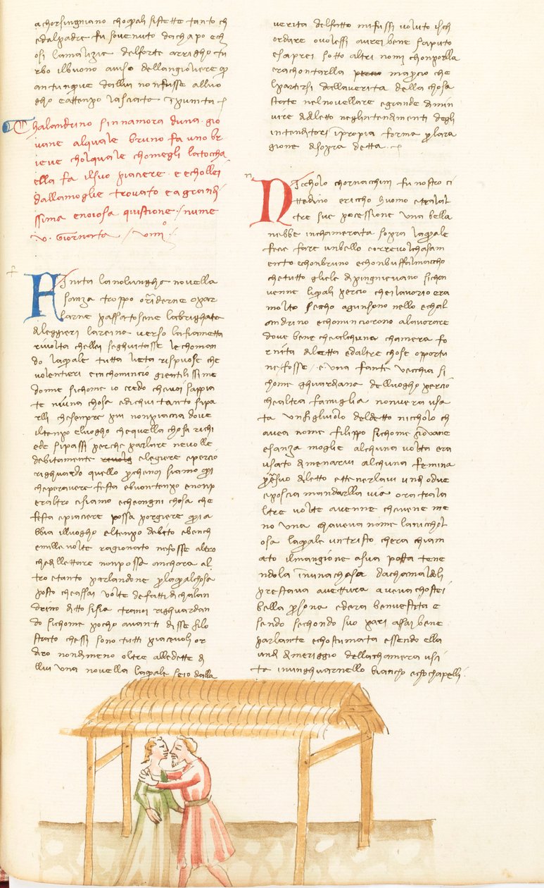 Dekameron, A califourchon; Calandrino ja Niccolessa, Yhdeksäs päivä, novelli 5. tekijältä Giovanni Boccaccio