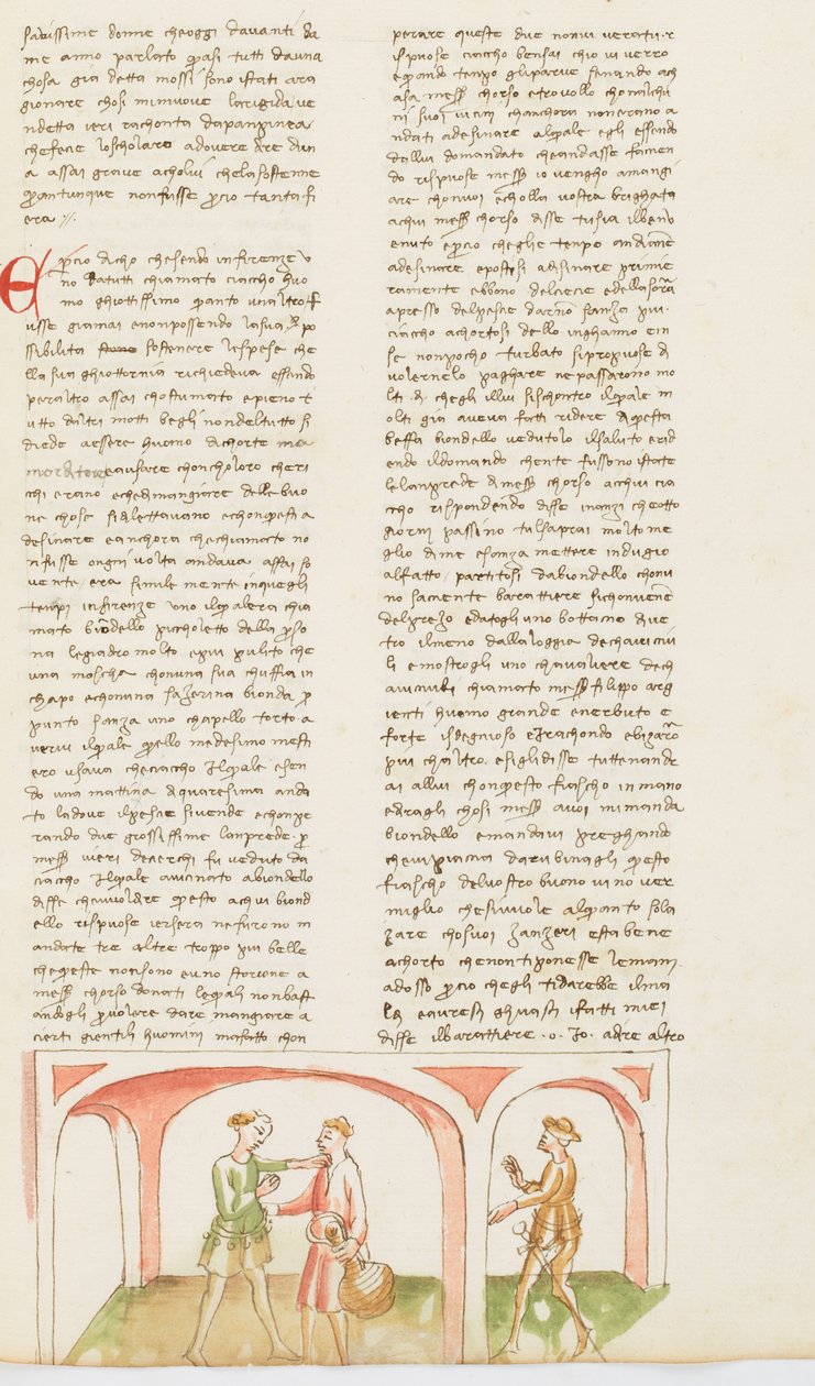 Dekameron, Blondel ja Cochonneau - Ciaccon kosto , Yhdeksäs päivä, novelli 8. tekijältä Giovanni Boccaccio