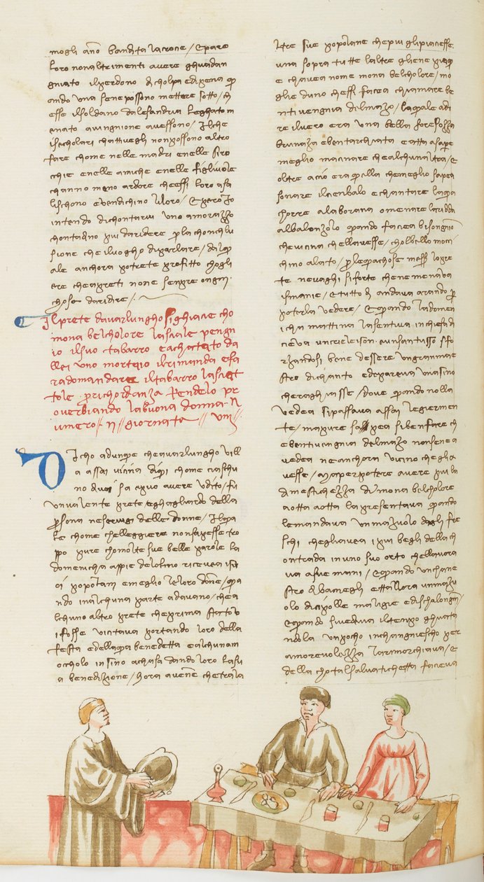 Dekameron, Belcolorin mörssäri - Belcolor hakee mörssäriään, Kahdeksas päivä, novelli 2. tekijältä Giovanni Boccaccio
