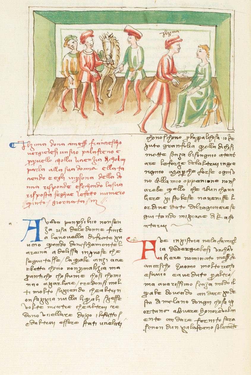 Dekameron, Le moyen de parvenir ; Zima puhuu Francescon vaimolle , Kolmas päivä, novelli 5. tekijältä Giovanni Boccaccio