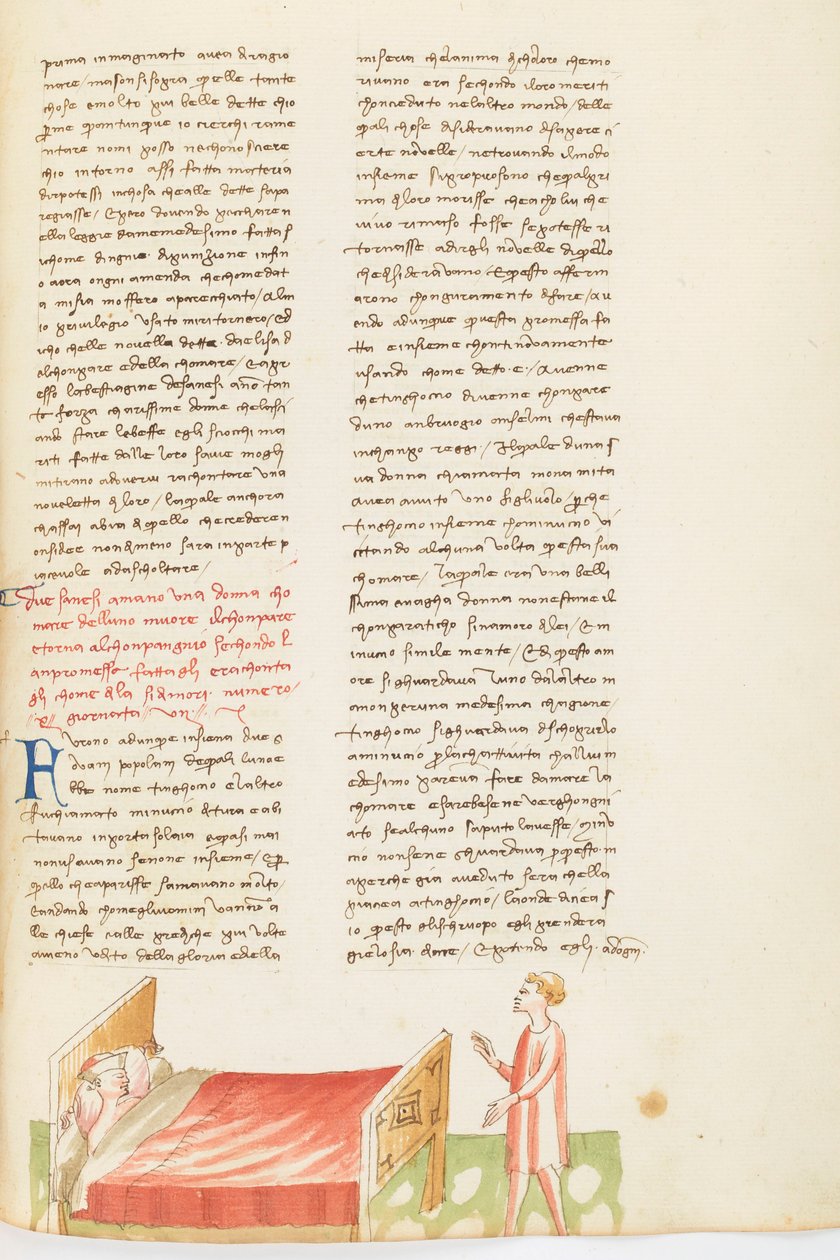 Dekameron, Iloiset vaimot - Meuccio di Turan näky , Seitsemäs päivä, novelli 10. tekijältä Giovanni Boccaccio