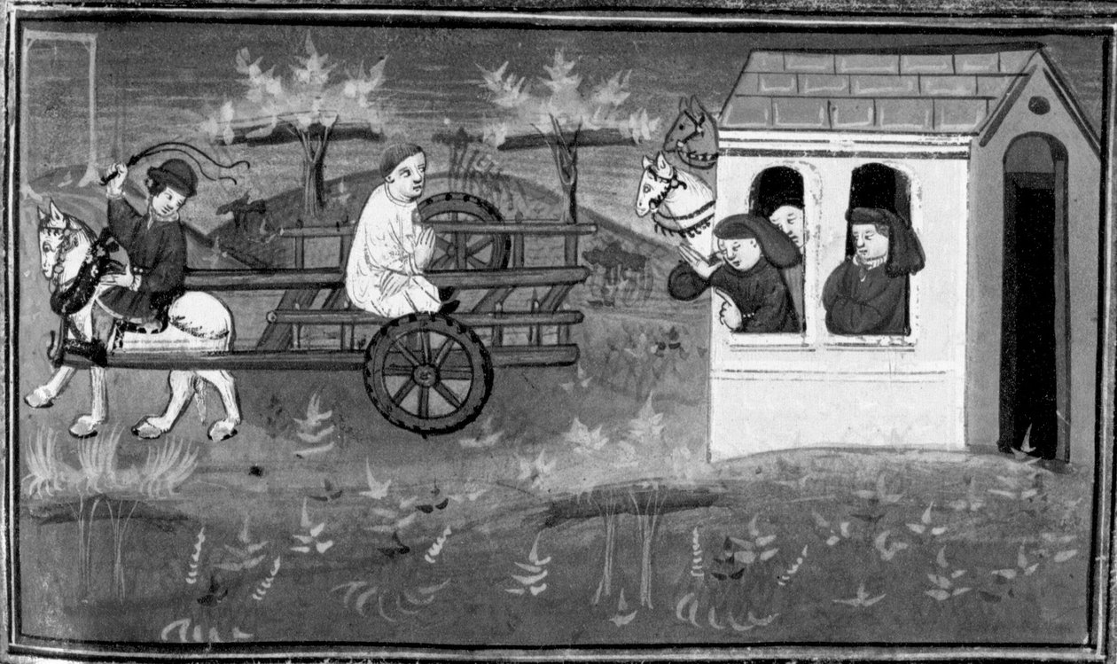 Decameron, Theodore viedään teloituspaikalle. Viides päivä, uutinen 7 tekijältä Giovanni Boccaccio