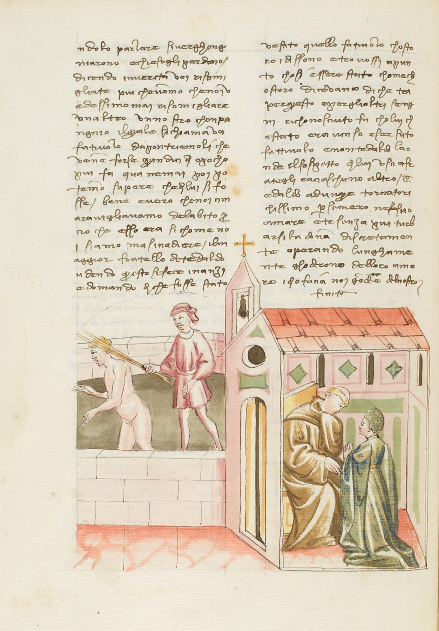 Dekameron, Kautta kiirastulessa: Feronde kiirastulessa, Kuudes päivä, novelli 1. tekijältä Giovanni Boccaccio