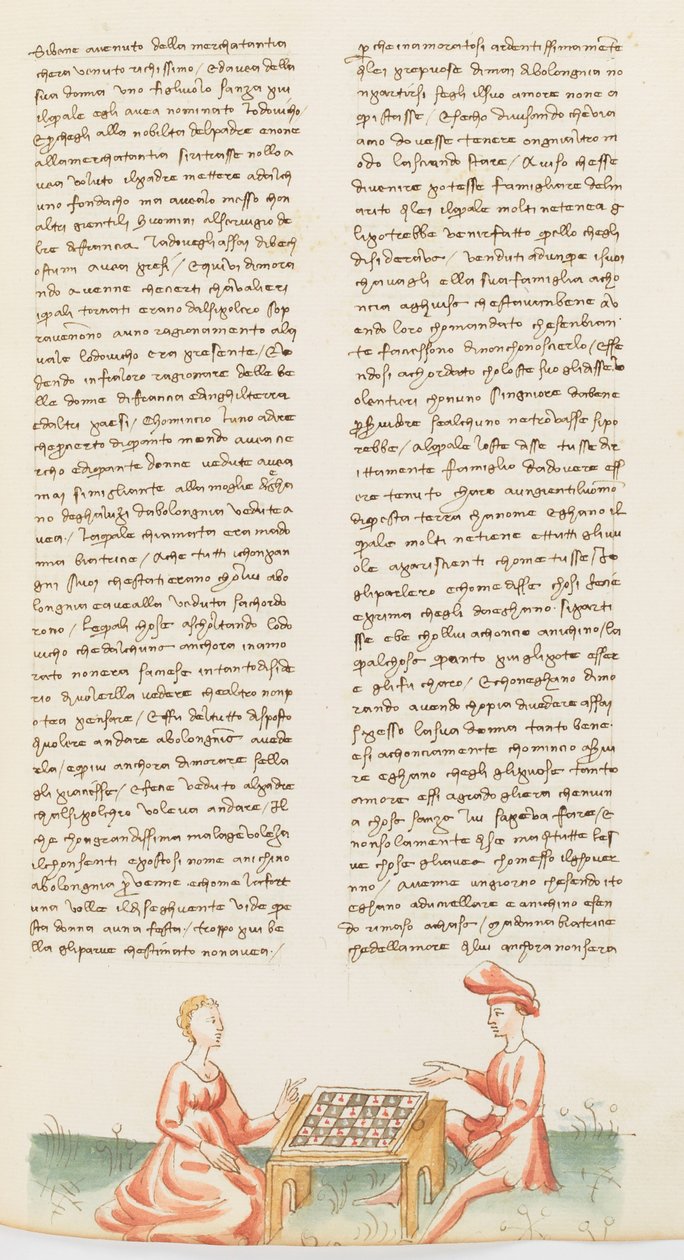 Dekameron, Vihreän puun salama: Anichino ja Beatrice Galluzzi , Seitsemäs päivä, novelli 7. tekijältä Giovanni Boccaccio