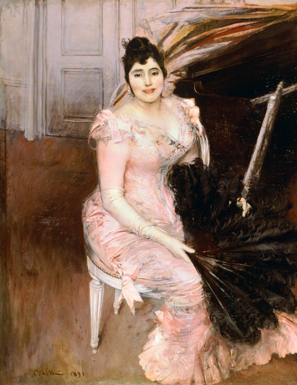 Argentiinalainen laulaja, Giovanni Boldini (1842-1931) tekijältä Giovanni Boldini