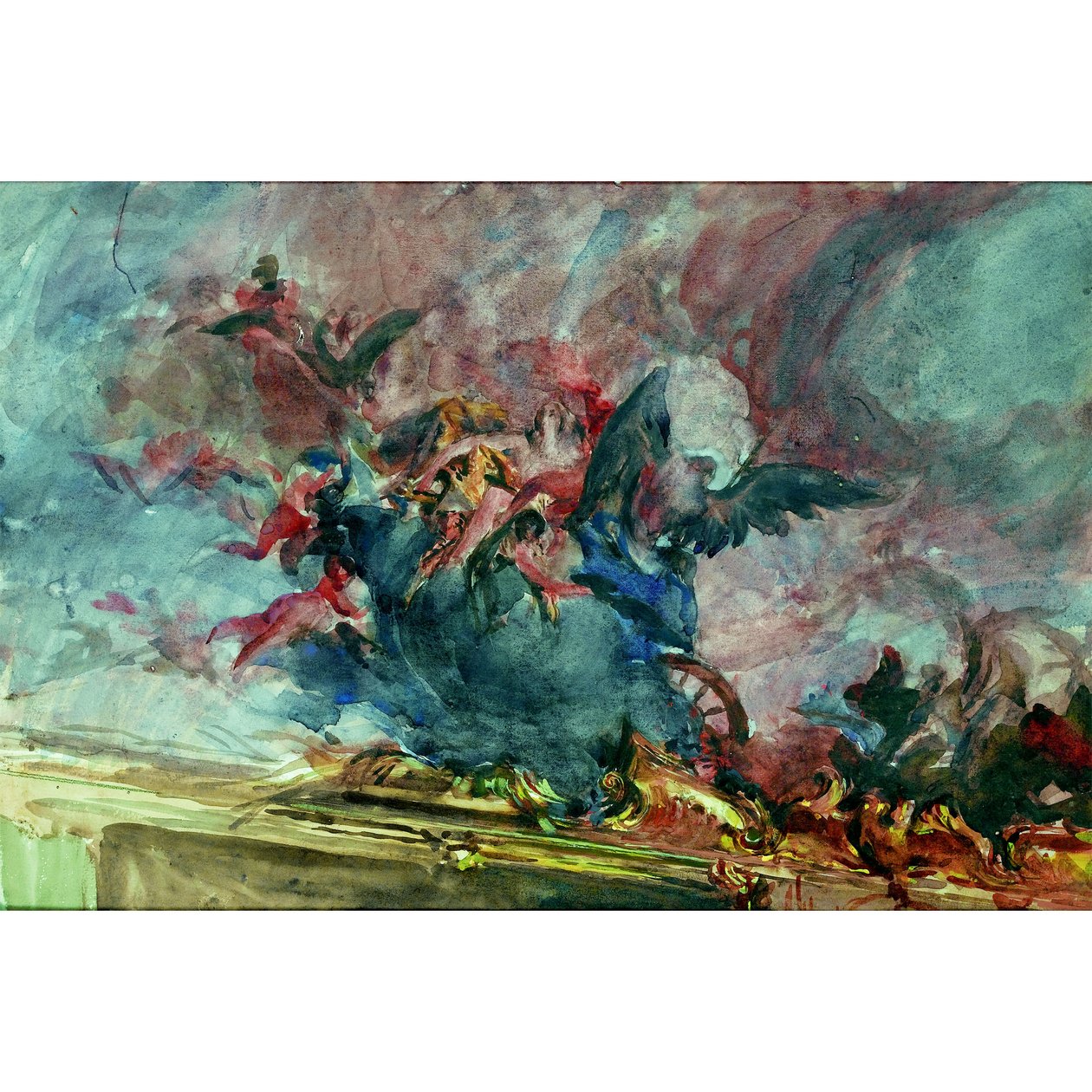 Boldini - PROJEKTI, TIEPOLO-KATTOPIIRUSTUKSEN OSANA tekijältä Giovanni Boldini