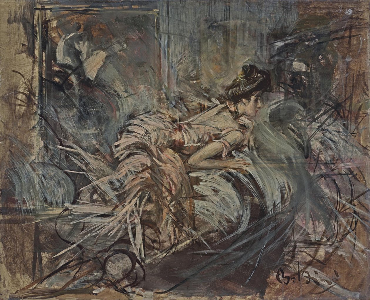 Boldini - taiteilijan malli tekijältä Giovanni Boldini