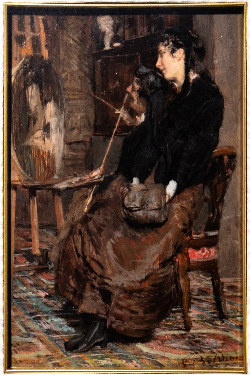 Taiteilijan opiskelussa tekijältä Giovanni Boldini