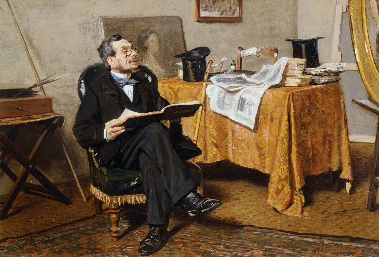 Sisustus figuurilla, Giovanni Boldini tekijältä Giovanni Boldini