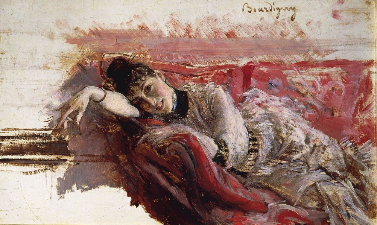 Italia, Firenze, Alaide Bantin muotokuva tekijältä Giovanni Boldini