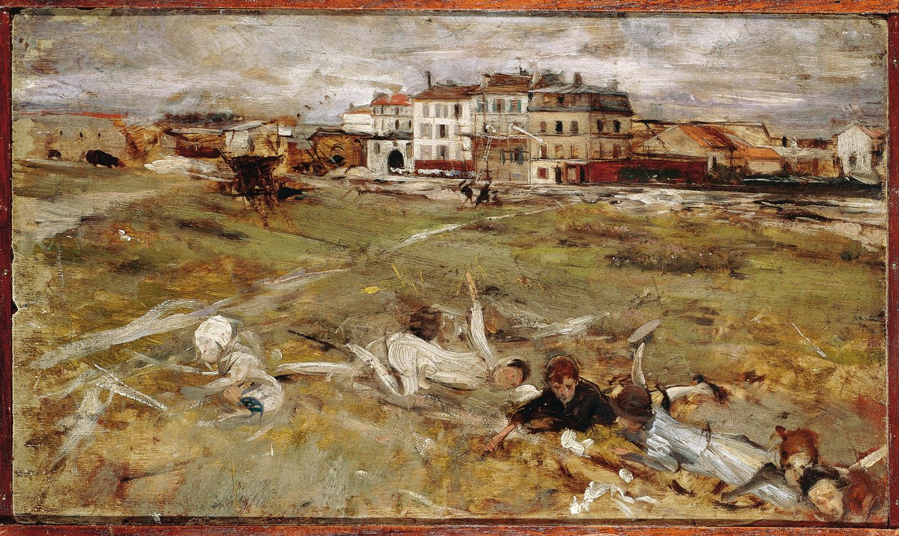 Italia, Pariisin esikaupunki (öljy kankaalle) tekijältä Giovanni Boldini