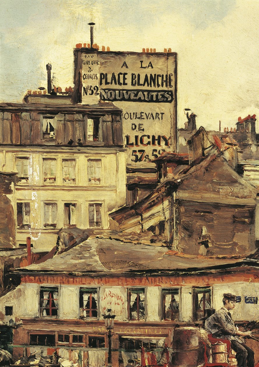 Italia, näkymä Place Clichylle Pariisissa tekijältä Giovanni Boldini
