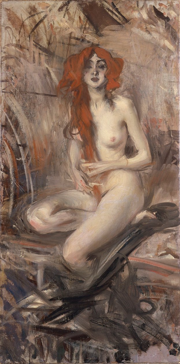 Italia, Nuori alastonkuva (maalaus) tekijältä Giovanni Boldini